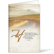 Scripture Psalm 16:11 (8.5 x 14) Bulletins