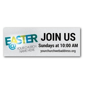 Easter At 3 x 8 ImpactBanners
