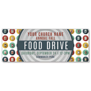 Food Drive Can ImpactBanners