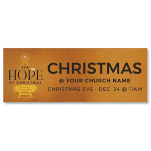 Hope of Christmas Manger ImpactBanners