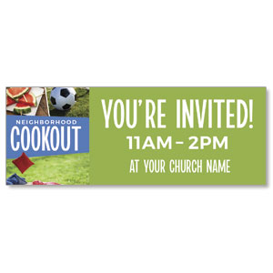 Neighborhood Cookout Activities ImpactBanners