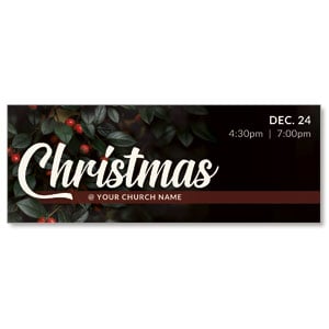 Christmas Red Berries ImpactBanners
