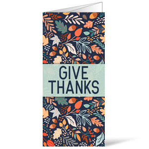 Autumn Give Thanks Bulletins