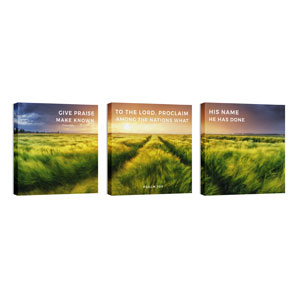 Give Praise 24 x 24 Canvas Prints