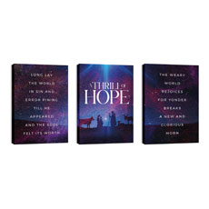 Thrill of Hope Sky Triptych 