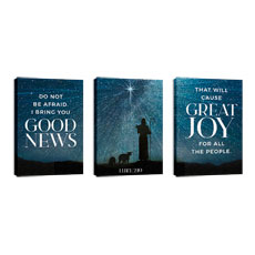 Great Joy Sky Triptych 