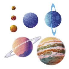 Galactic Explorers Planet Set 