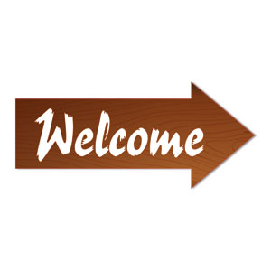 Adventure Kids Arrow Welcome Coroplast Shapes