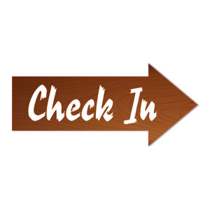 Adventure Kids Arrow Check In Coroplast Shapes