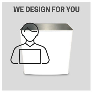 Large Rectangle Counter Sleeve: Full Custom Counter Sleeve Large Rectangle