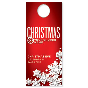 Christmas At Red DoorHangers