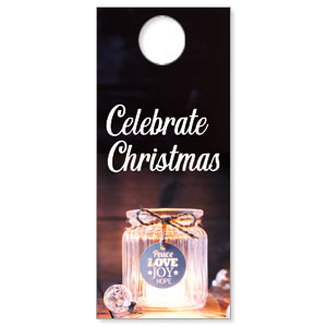 Christmas Candle Glow DoorHangers