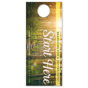 Start Here Path DoorHangers