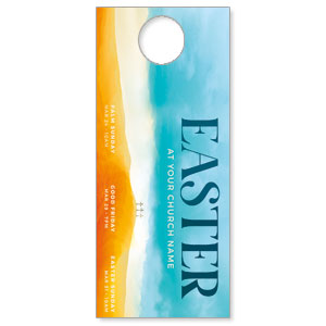 Easter Sunday Crosses DoorHangers