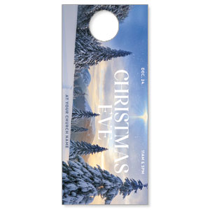 Christmas Eve Trees DoorHangers