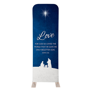 Advent Love 2' x 6' Sleeve Banner