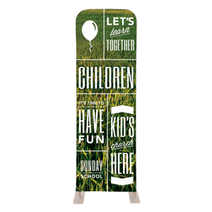 Phrases Children 2' x 6' Sleeve Banner