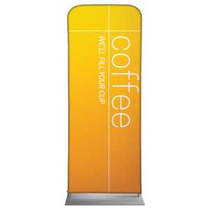 Color Wash Coffee 2'7" x 6'7" Sleeve Banners
