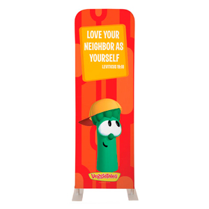 VeggieTales Lev 19:18 2' x 6' Sleeve Banner