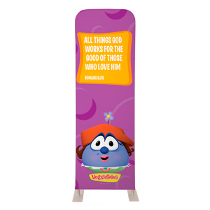 VeggieTales Romans 8:28 2' x 6' Sleeve Banner