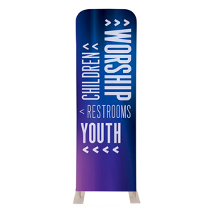 Aurora Lights Directional 2' x 6' Sleeve Banner