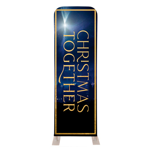 Christmas Together Night 2' x 6' Sleeve Banner