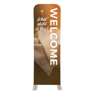 What Child Is This 2' x 6' Sleeve Banner