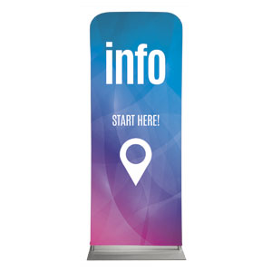 Bright Gradient Info 2'7" x 6'7" Sleeve Banners