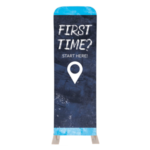 Blue Revival First Time 2' x 6' Sleeve Banner