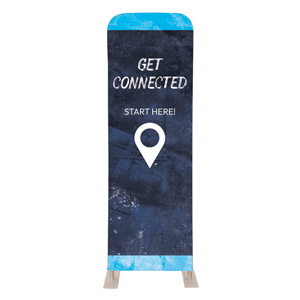 Blue Revival Get Connected 2' x 6' Sleeve Banner
