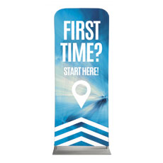 Chevron Blue First Time 