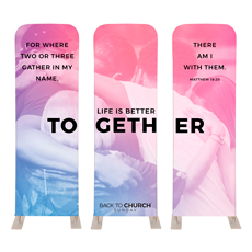 BTCS Life Is Better Together Triptych 