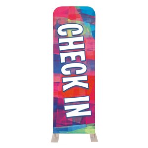 Kids Collage Check In 2' x 6' Sleeve Banner