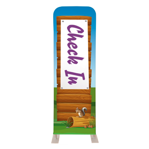 Adventure Kids Check In 2' x 6' Sleeve Banner