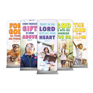 Kids Set 2'7" x 6'7" Sleeve Banners
