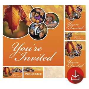 Circles Fall Church Graphic Bundles