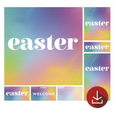 Bright Easter Icons 