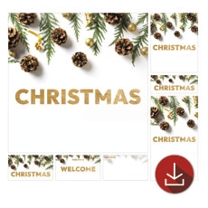 Join Us Christmas Pinecones 