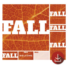 Fall Events Orange Leaf 