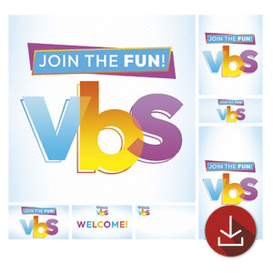 Colorful VBS Church Graphic Bundles
