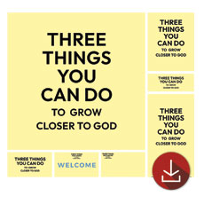 Three Things You Can Do 