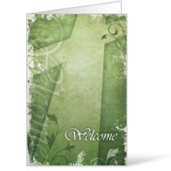 Vintage Green 8.5 x 11 Bulletins 8.5 x 11