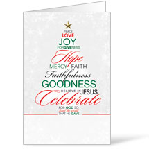 Christmas Word Tree - 8.5 x 11 Bulletins 8.5 x 11