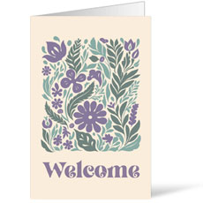 Abstract Floral Purple 