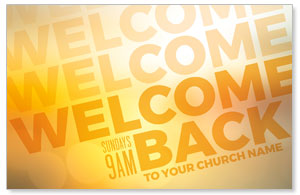 Welcome Back Yellow 4/4 ImpactCards