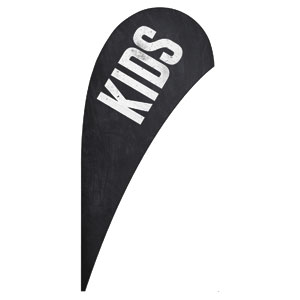Slate Welcome Kids Indoor Flags