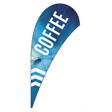 Chevron Blue Coffee 