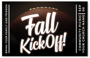 Kickoff This Fall Medium InviteCards
