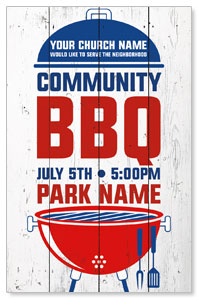 Summer BBQ Medium InviteCards
