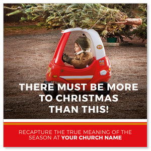 More To Christmas 3.75" x 3.75" Square InviteCards